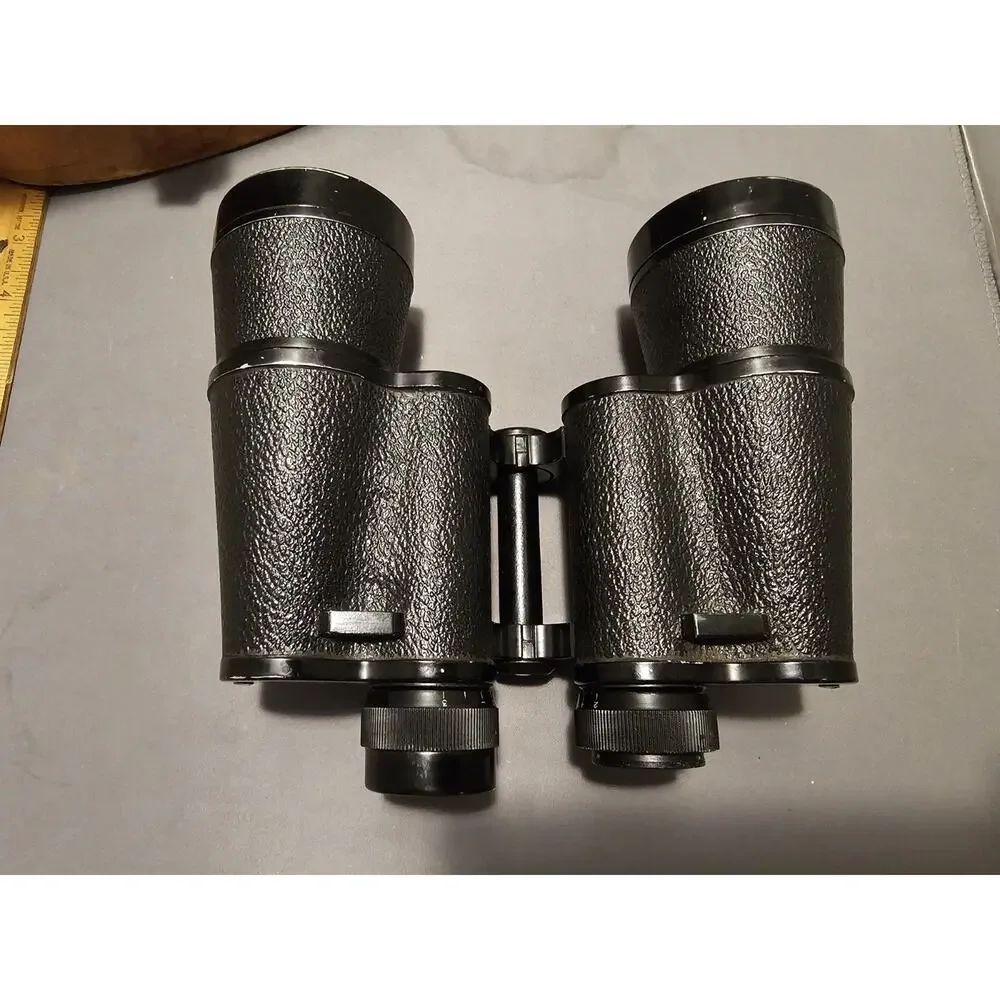 1950's Katsuma Binoculars w/Leather Case - Condor Lens - 12x50 Field 5.5deg